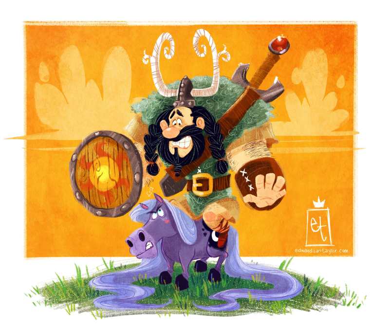 MY COOL LITTLE SHETLAND PONY for Sketch Dailies